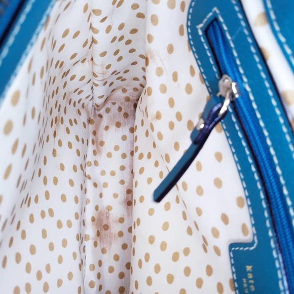 Kate Spade Wellesley Quinn bright teal Purse Handbag - Picture 13 of 14